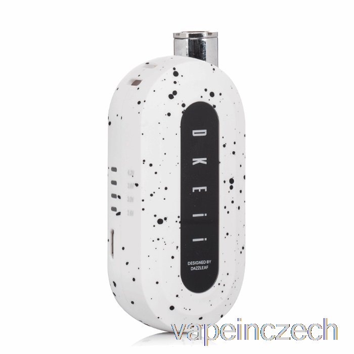 Dazzleaf Dkeii 510 Battery White Black Splatter Vape Pero